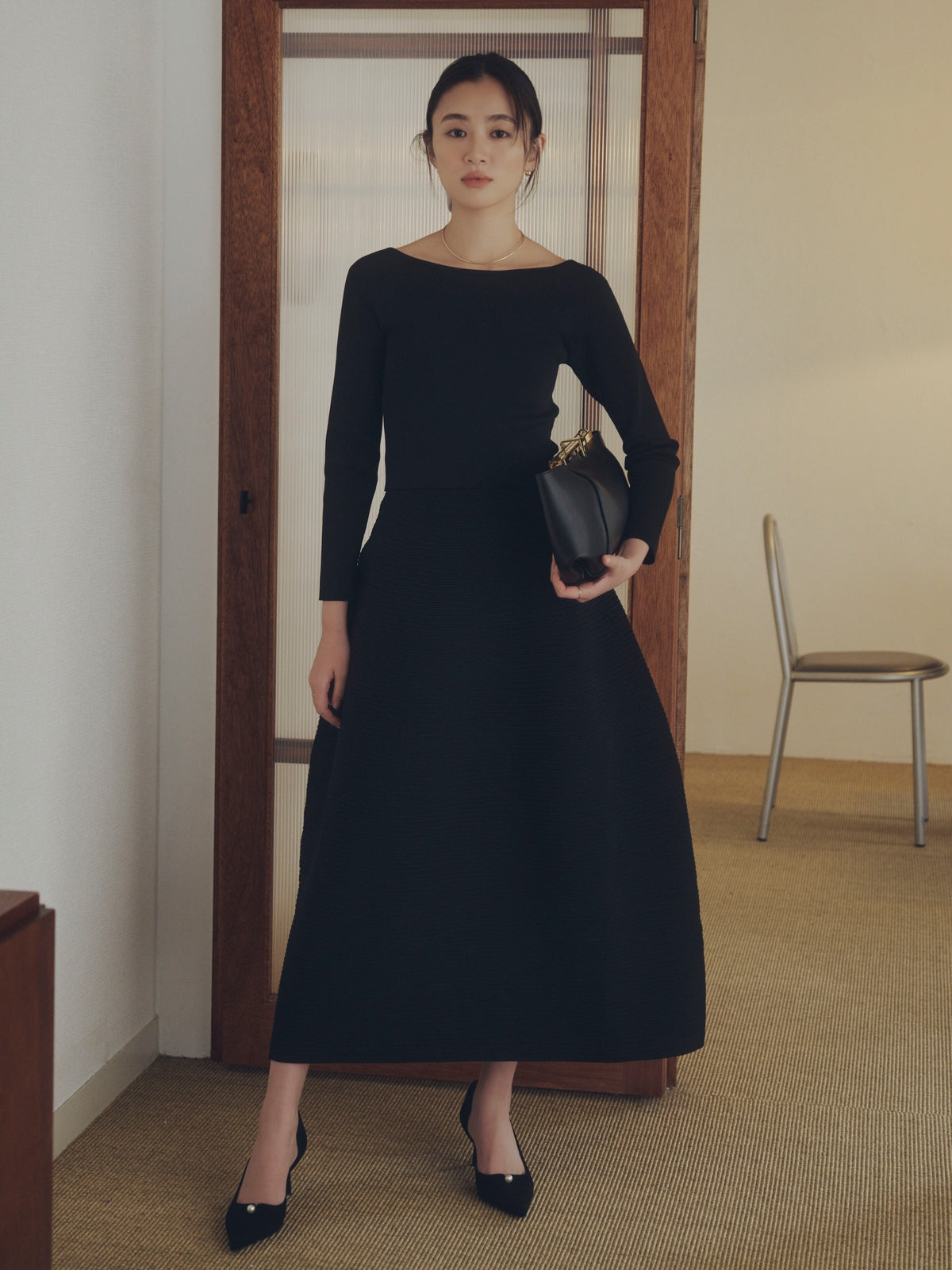 MODEL:170cm COLOR:BLACK SIZE:1