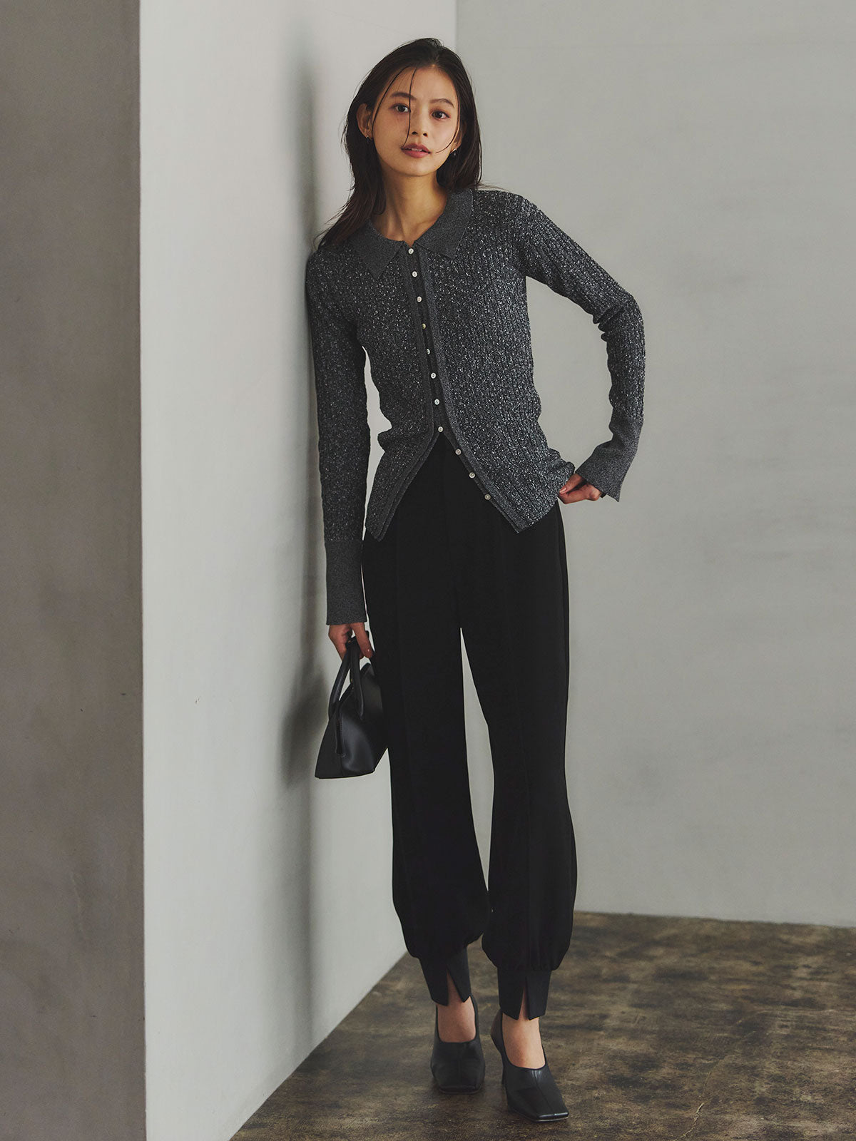 【再値下げ】YANYAN KNIT ラメニットトップス 値下げ】YANYAN KNIT ラメニットトップス