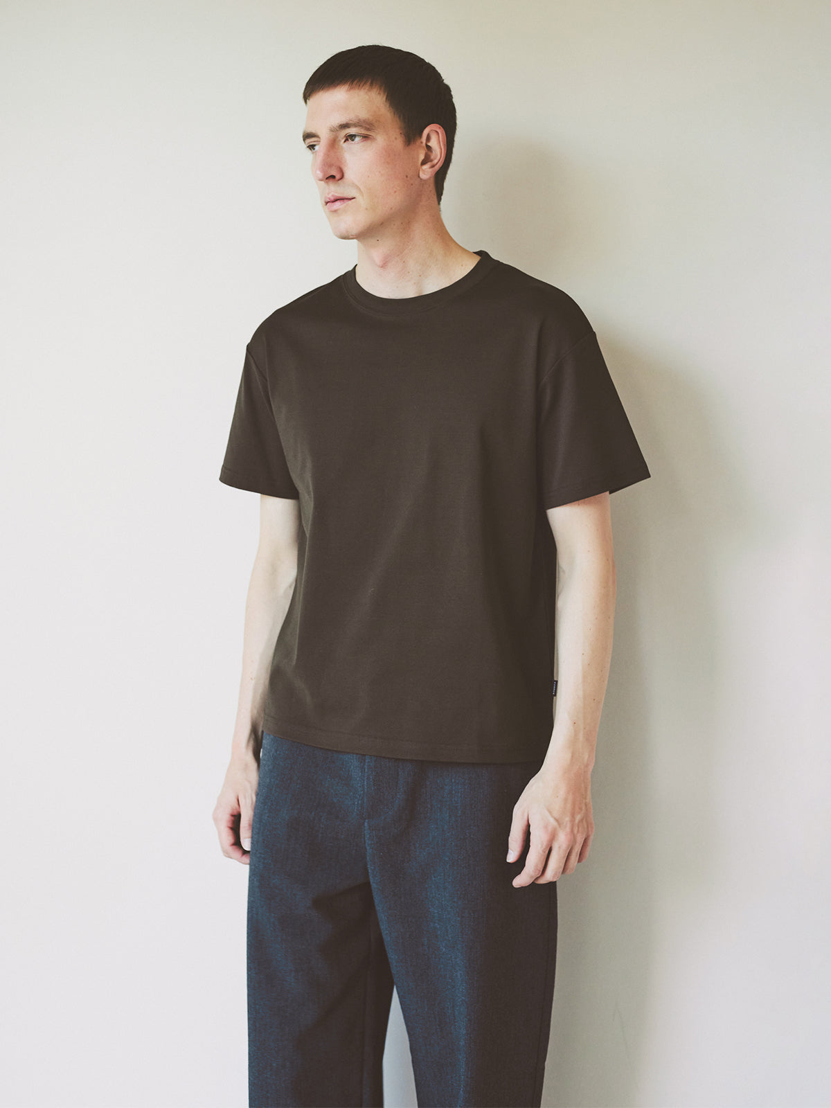 Unisex Ribbed Cotton T-shirt anuans Tシャツ Unisex Ribbed Cotton T-shirt