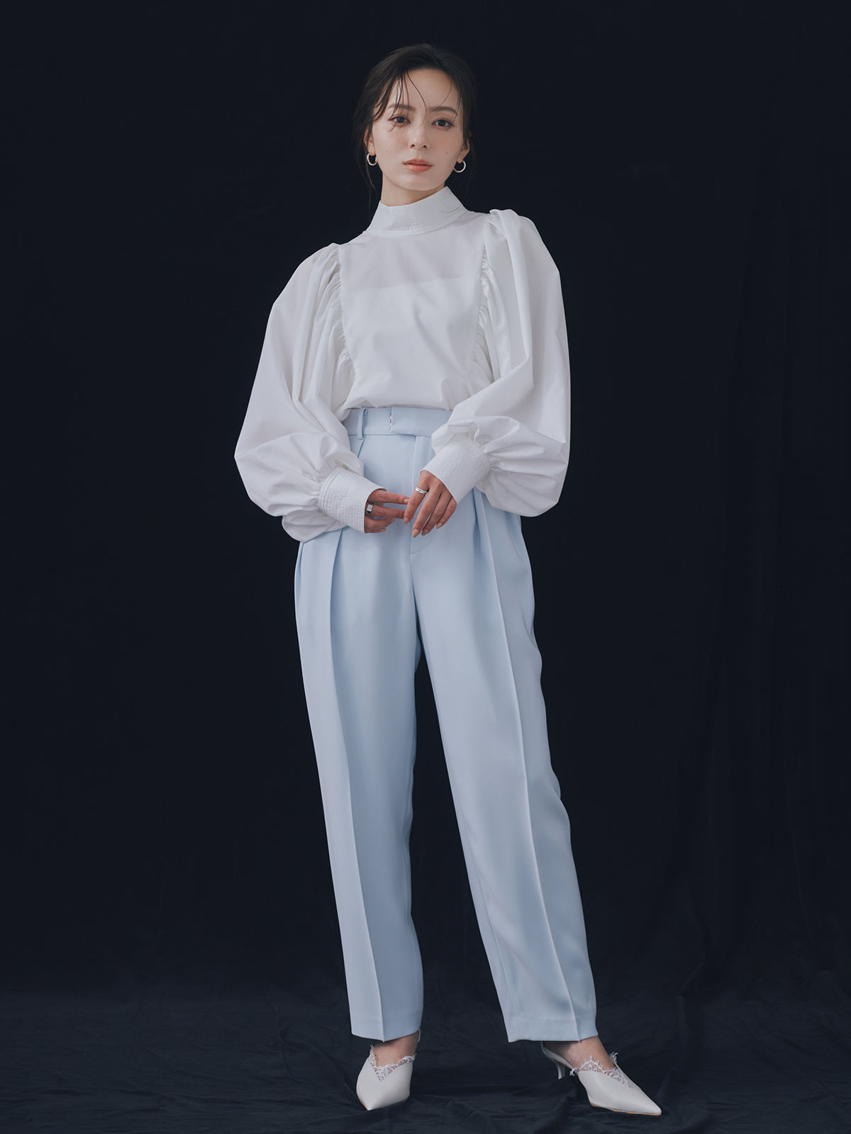 Anniv.ボリュームスリーブブラウス