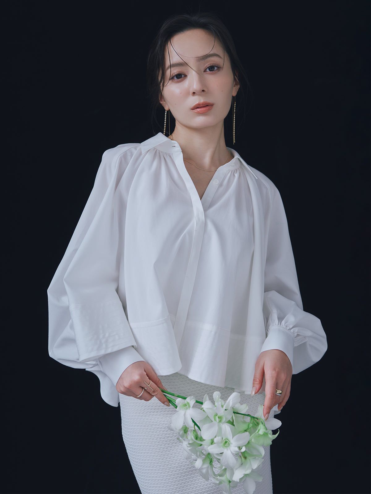 Anniv.テントラインブラウス