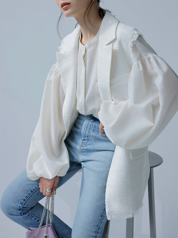 Slim straight denim