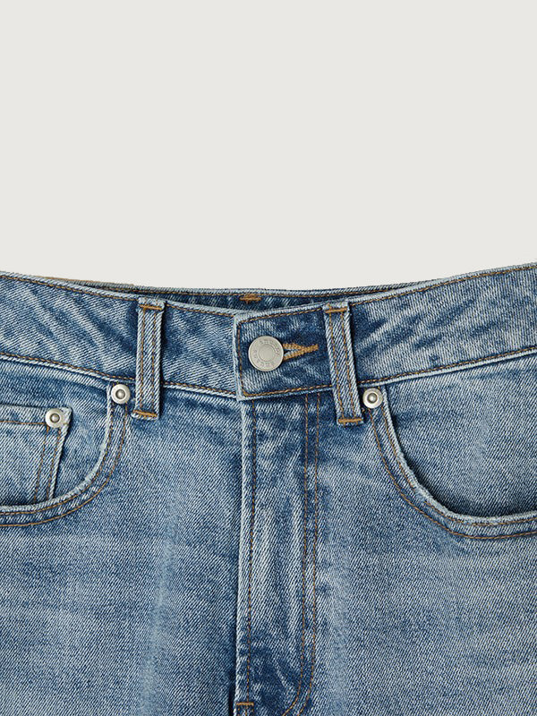 Wide leg denim