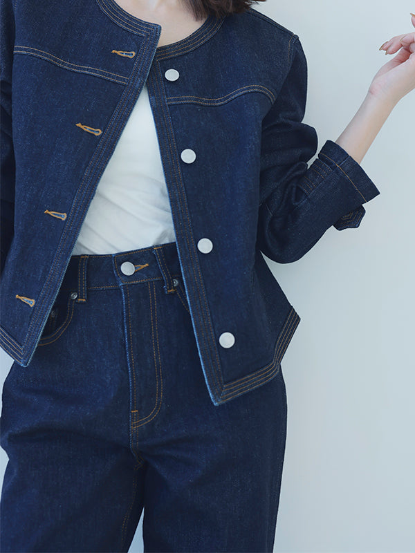Wide leg denim