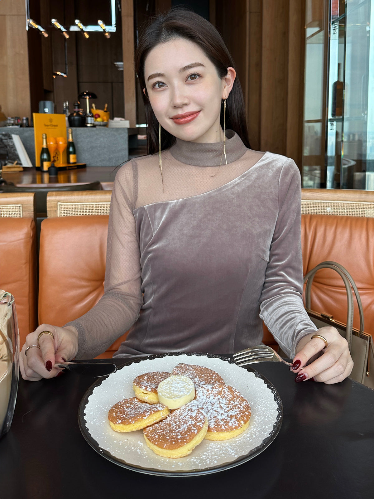シアーコンビタイトワンピース