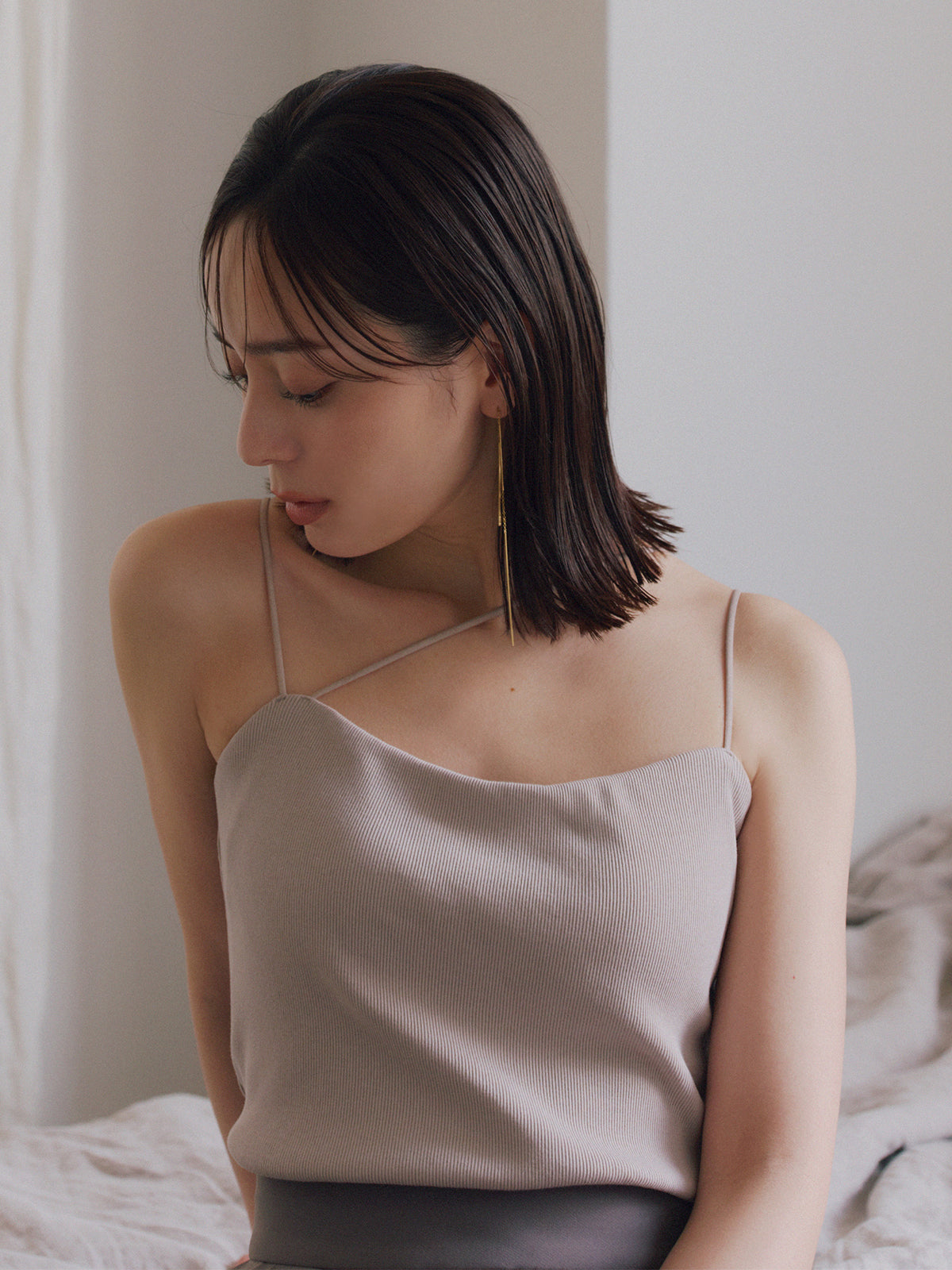 【OUR WACOAL×anuans】カップイン2wayキャミソール
