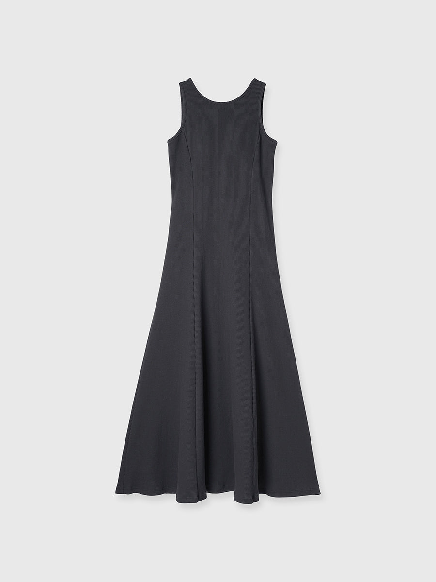 【OUR WACOAL×anuans】カップインマーメイドリブカットワンピース