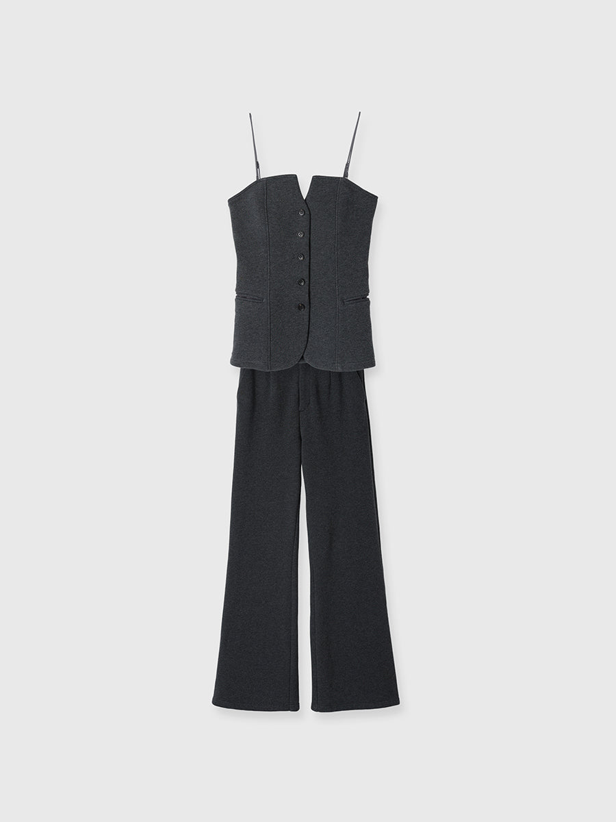 uni's room■3color Vネックスウェットセットアップ ST-AW25-10 スウェットセットアップ