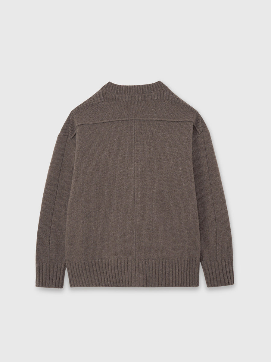 HAMILTONウールカシミヤカーディガン