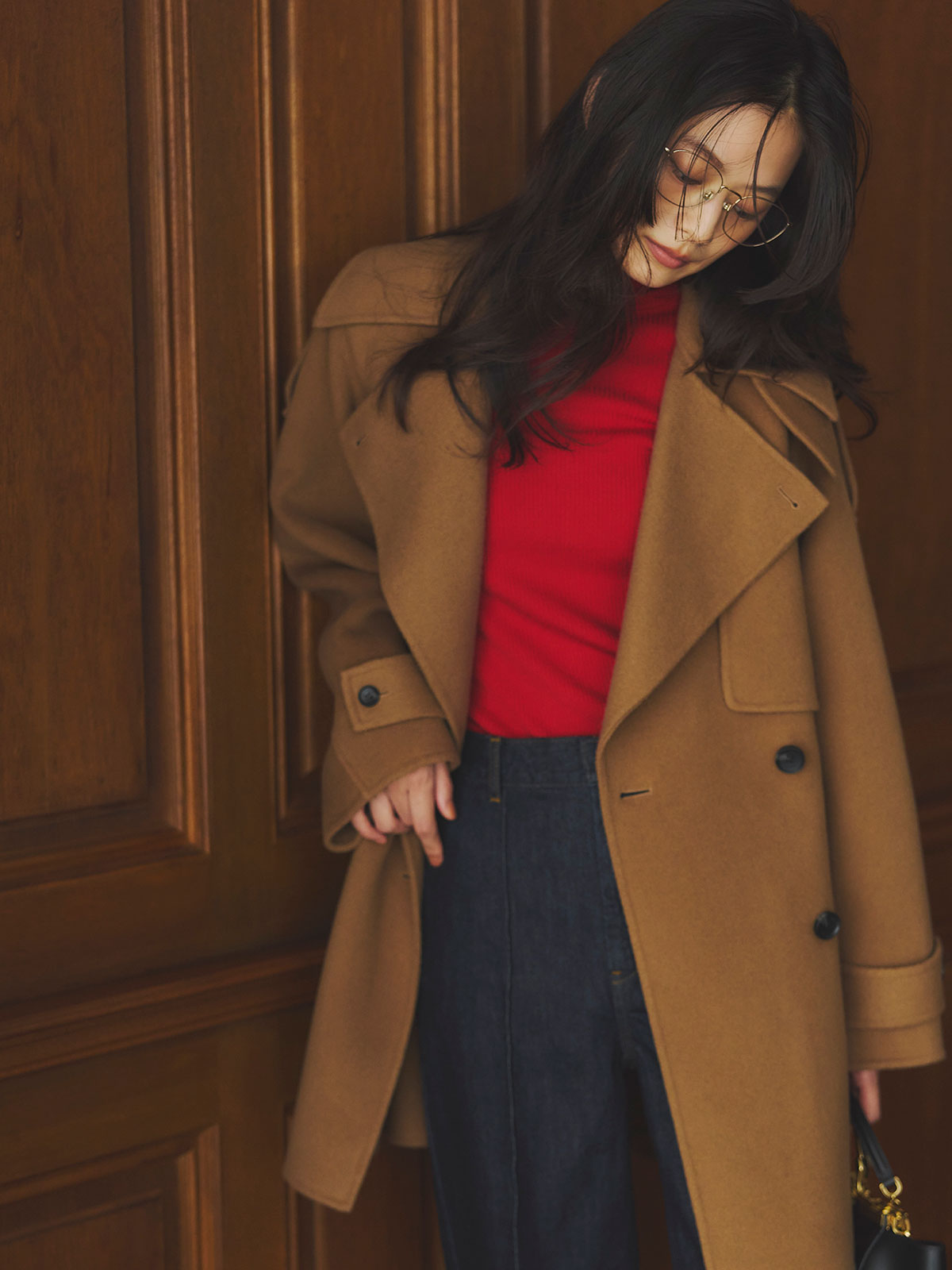 スリムフィットストレートデニム