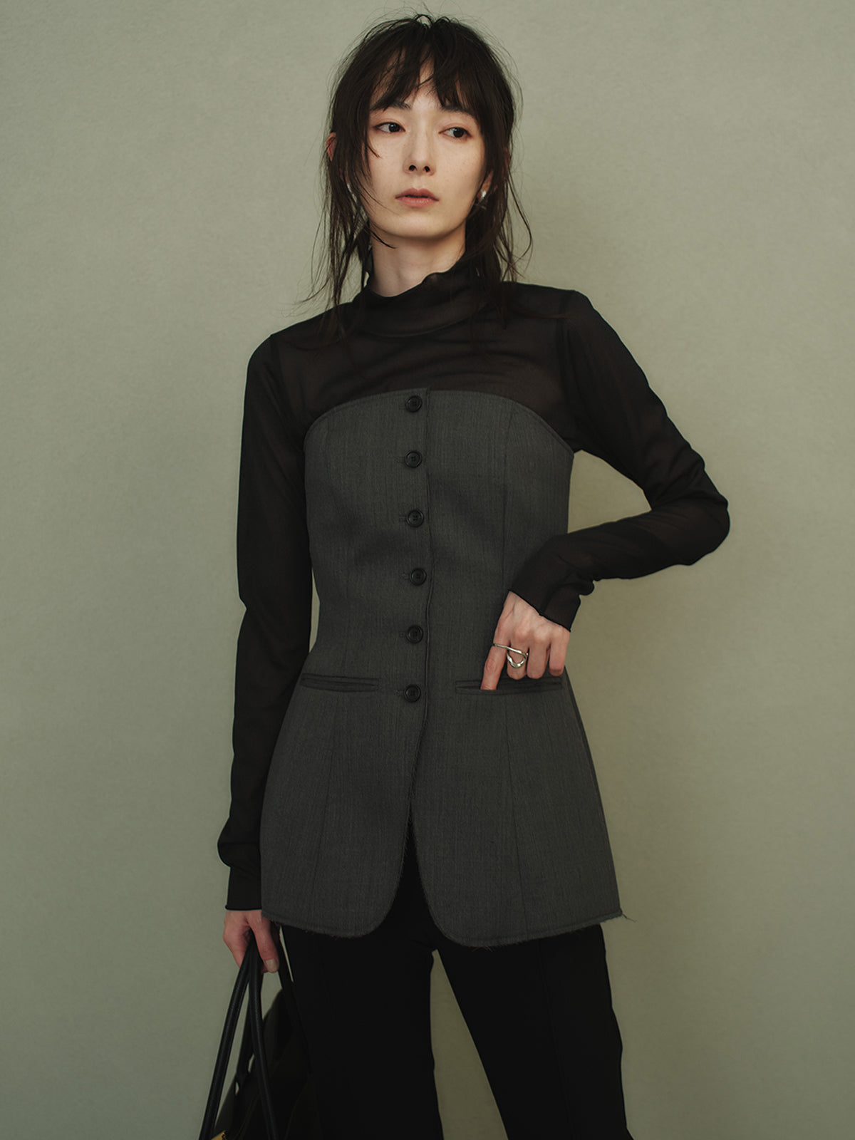 【WEB限定】ボンディングビスチェ