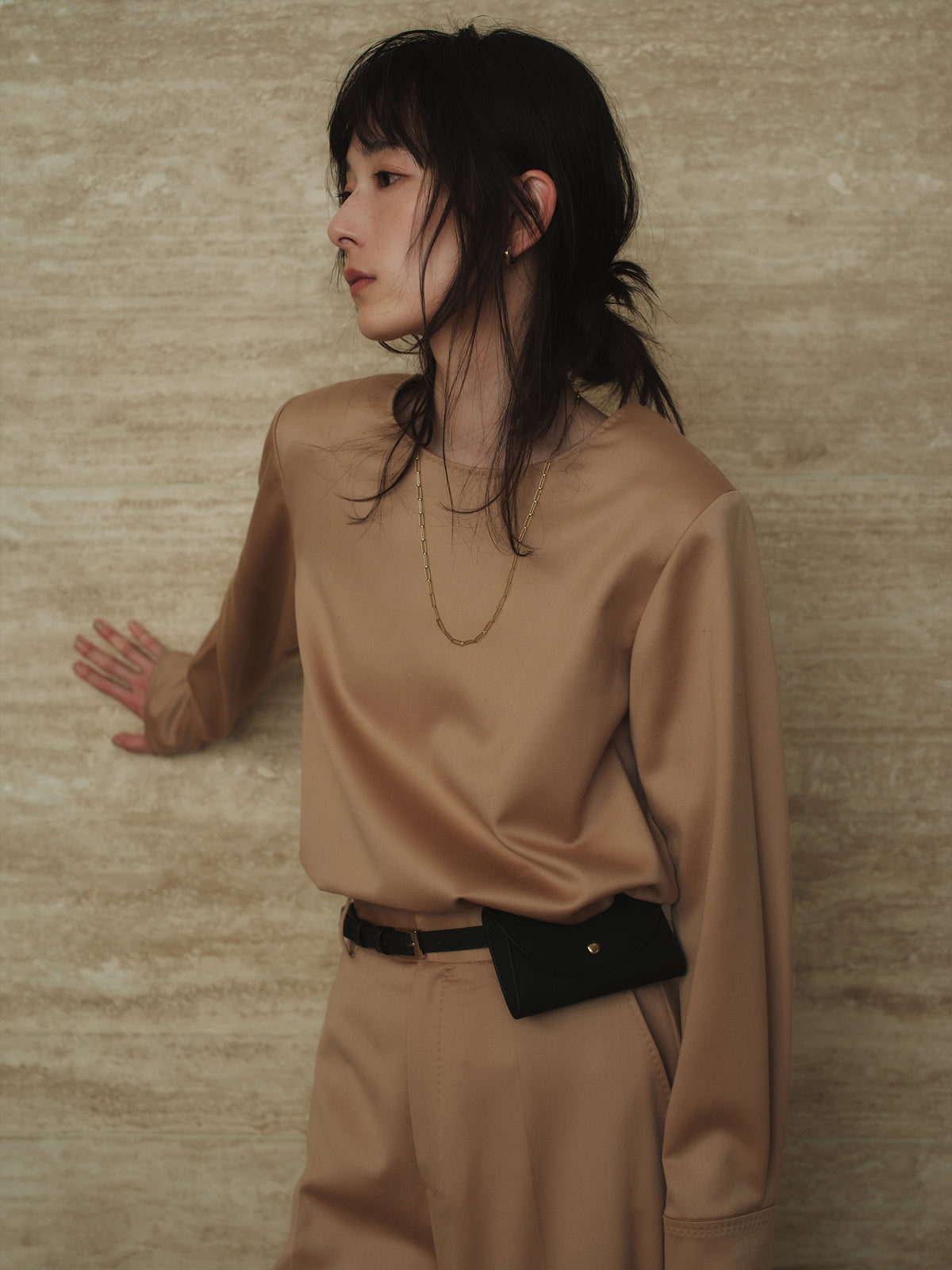 レザーベルトポーチ