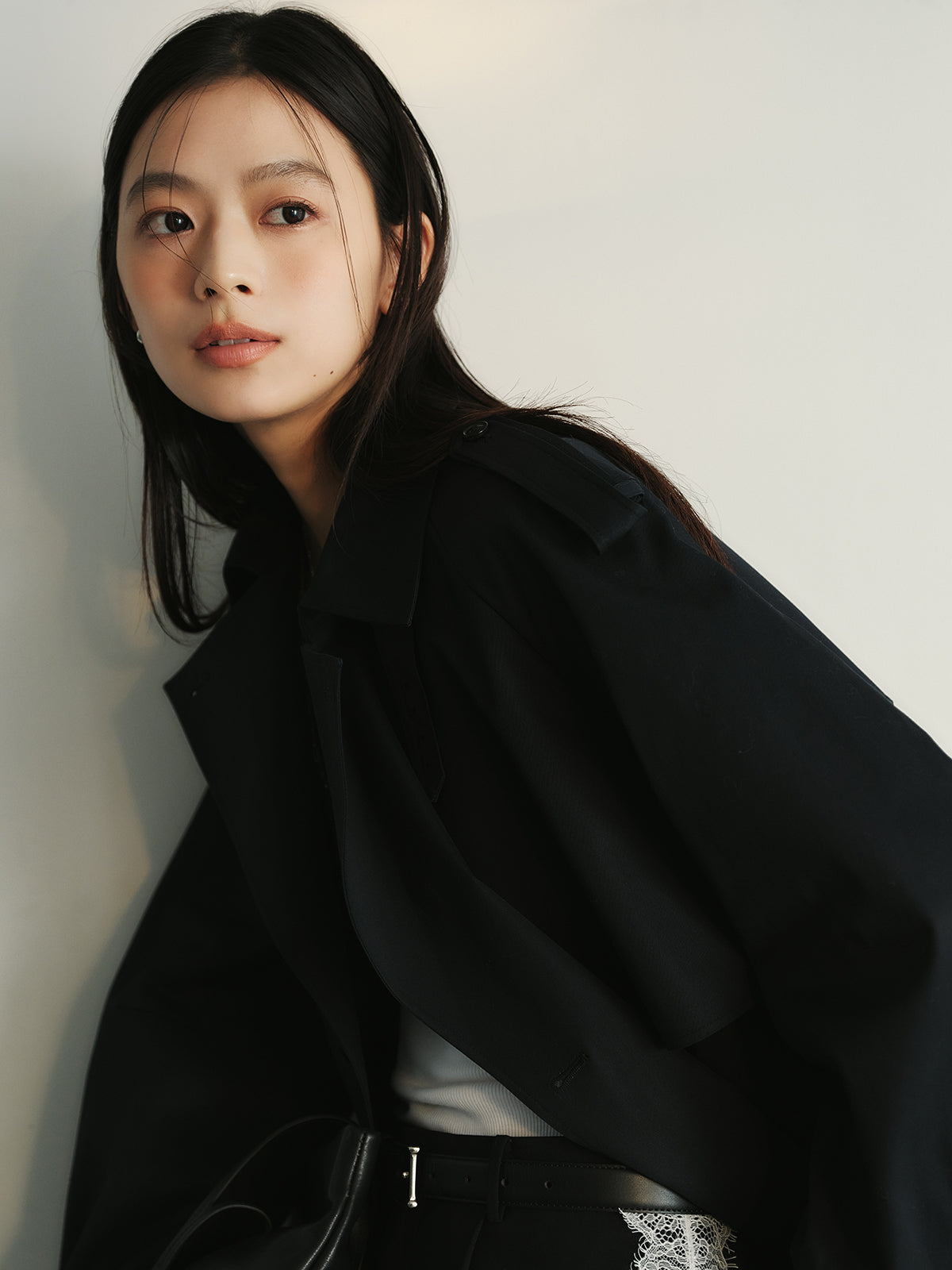 ハーフオーバートレンチコート