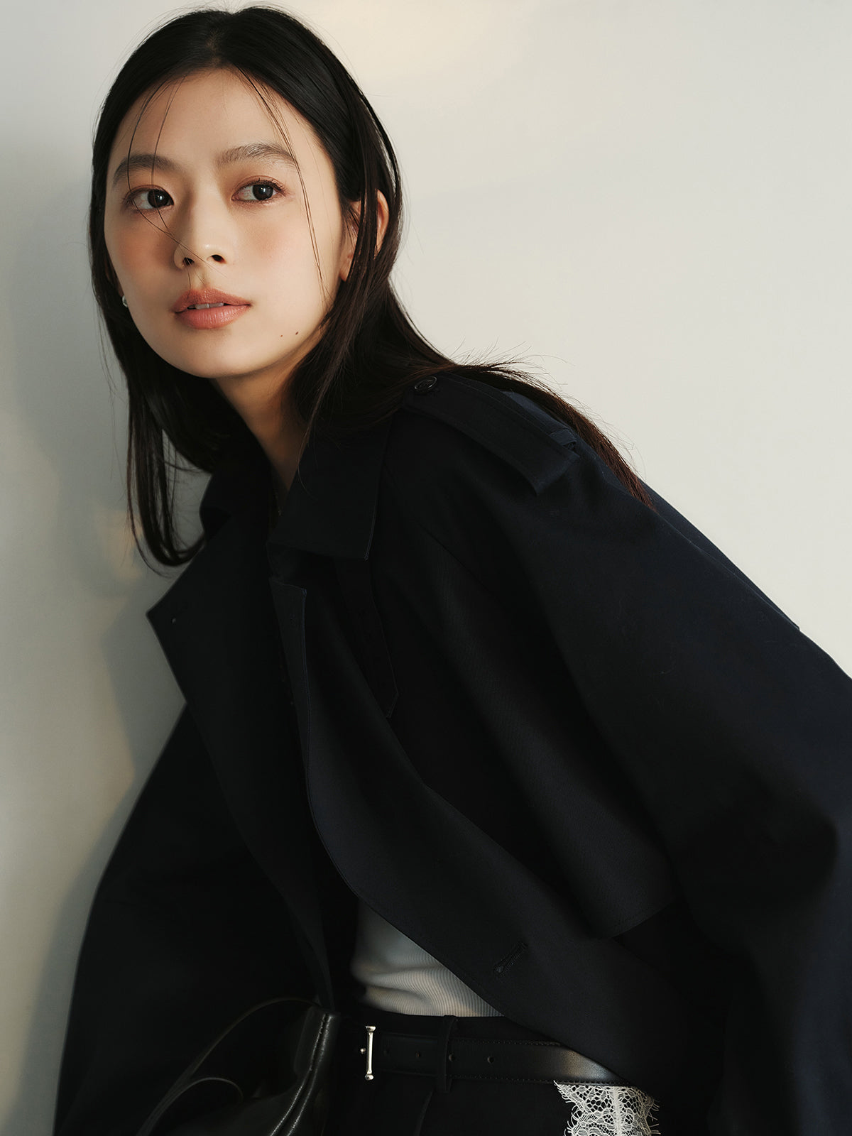 ハーフオーバートレンチコート