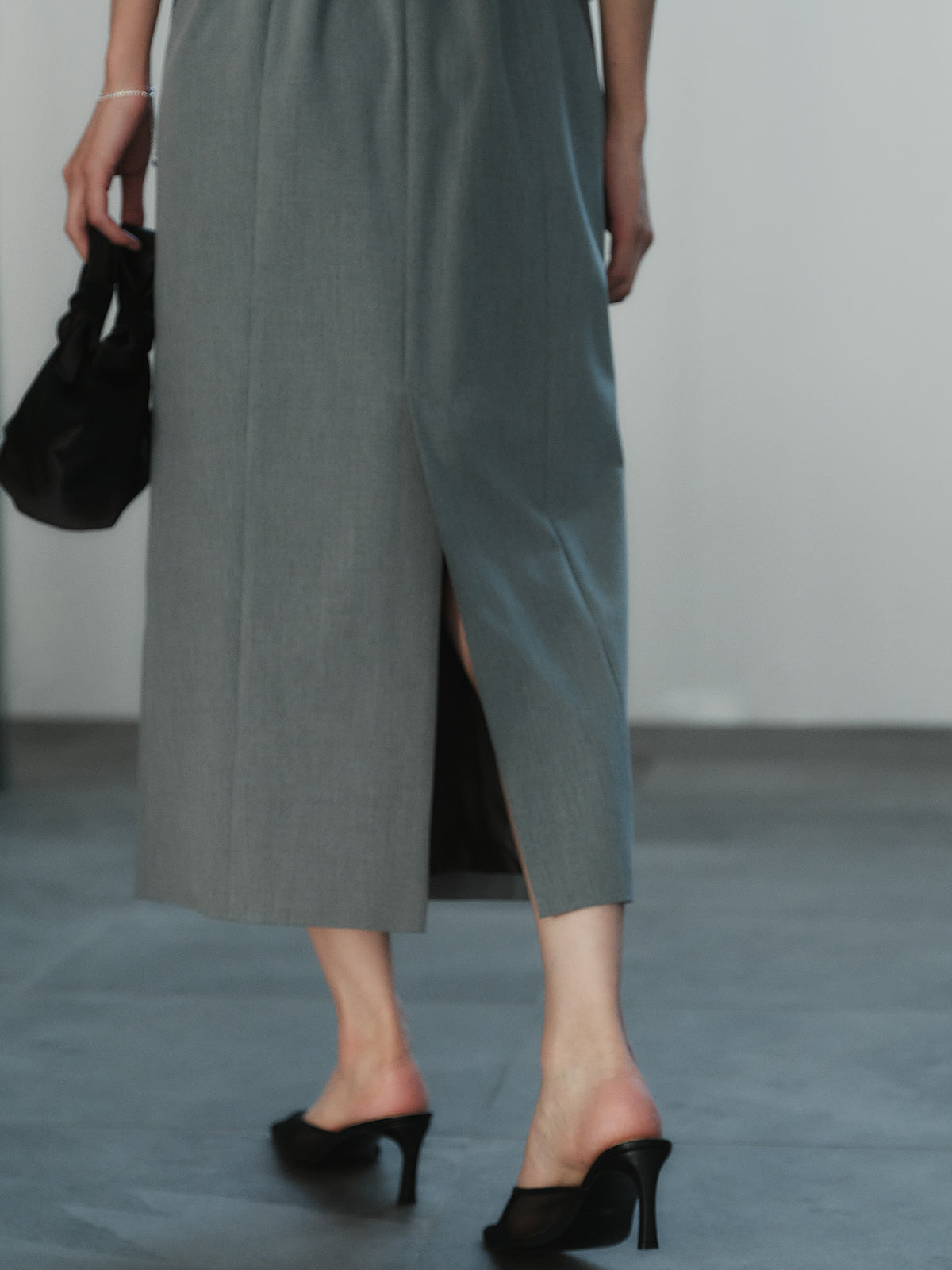 レイヤードジレワンピース