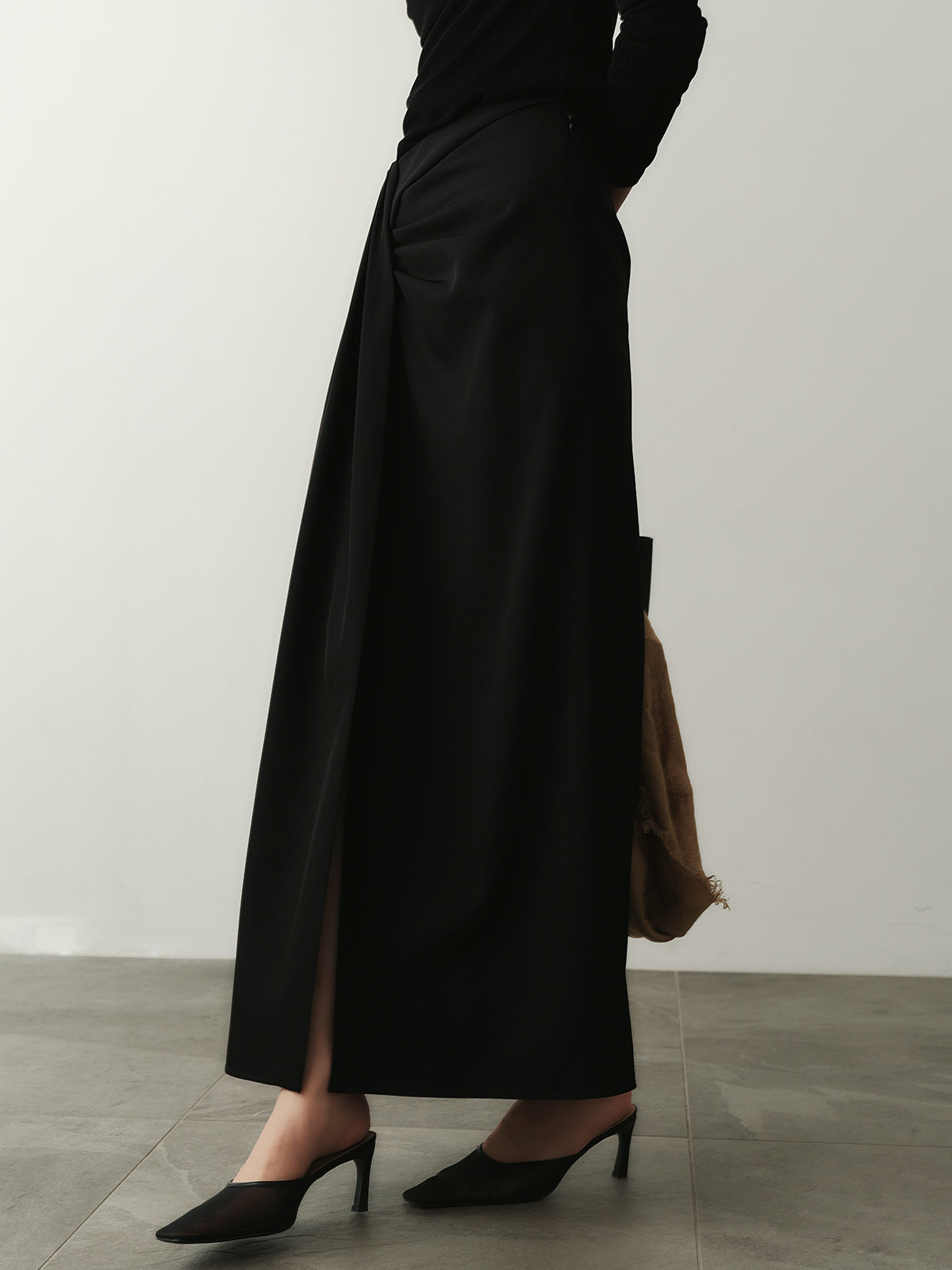 ドレープディティールスカート