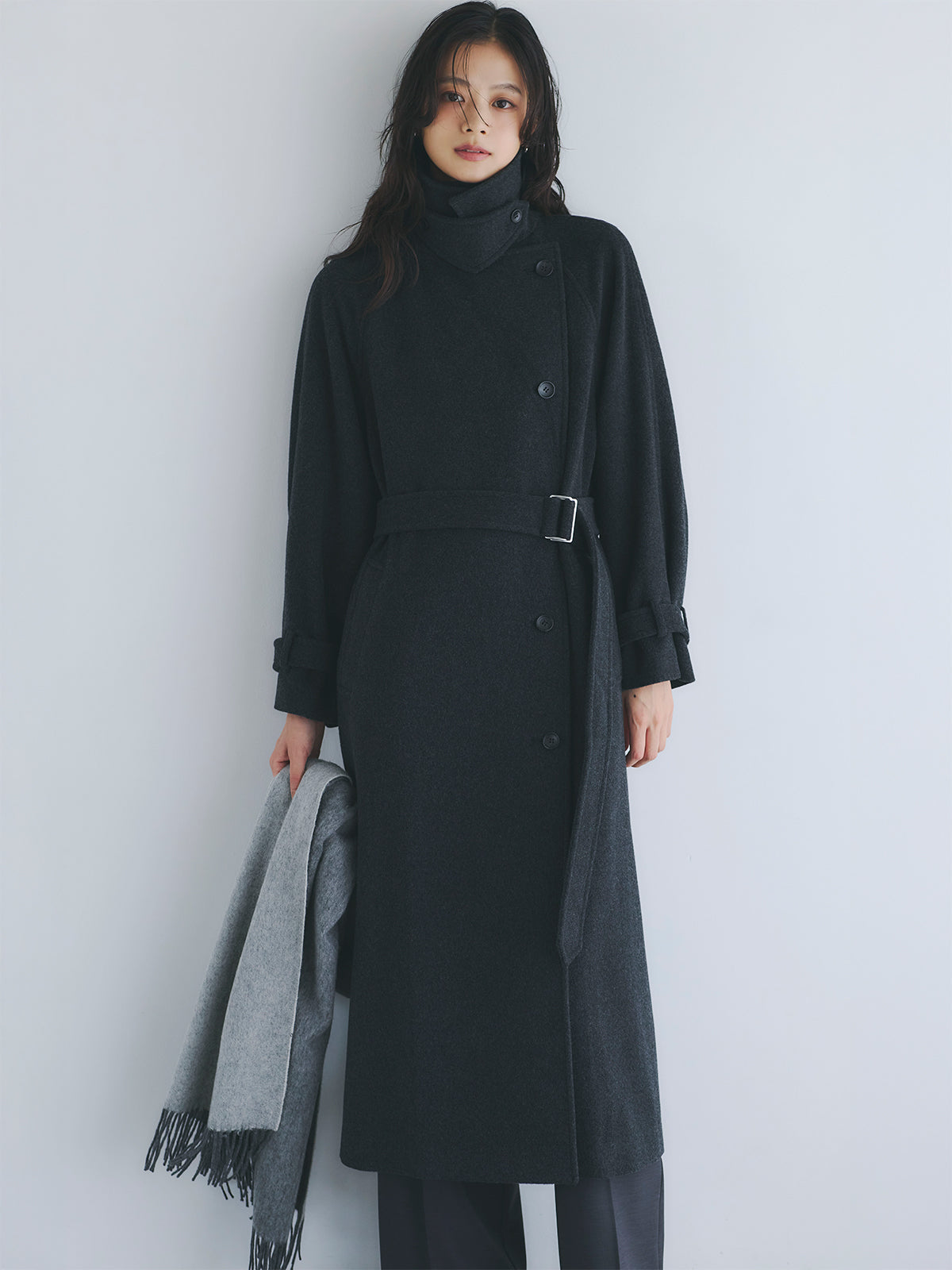 ウールトレンチコート