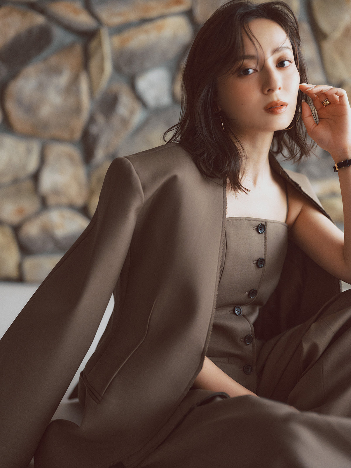 【WEB限定】ボンディングフォルムジャケット