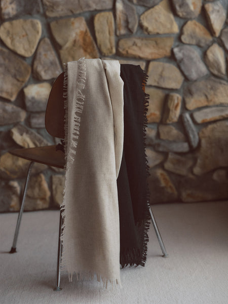 ASAUCE MELER】ファインラムエアリーソリッドウールストール