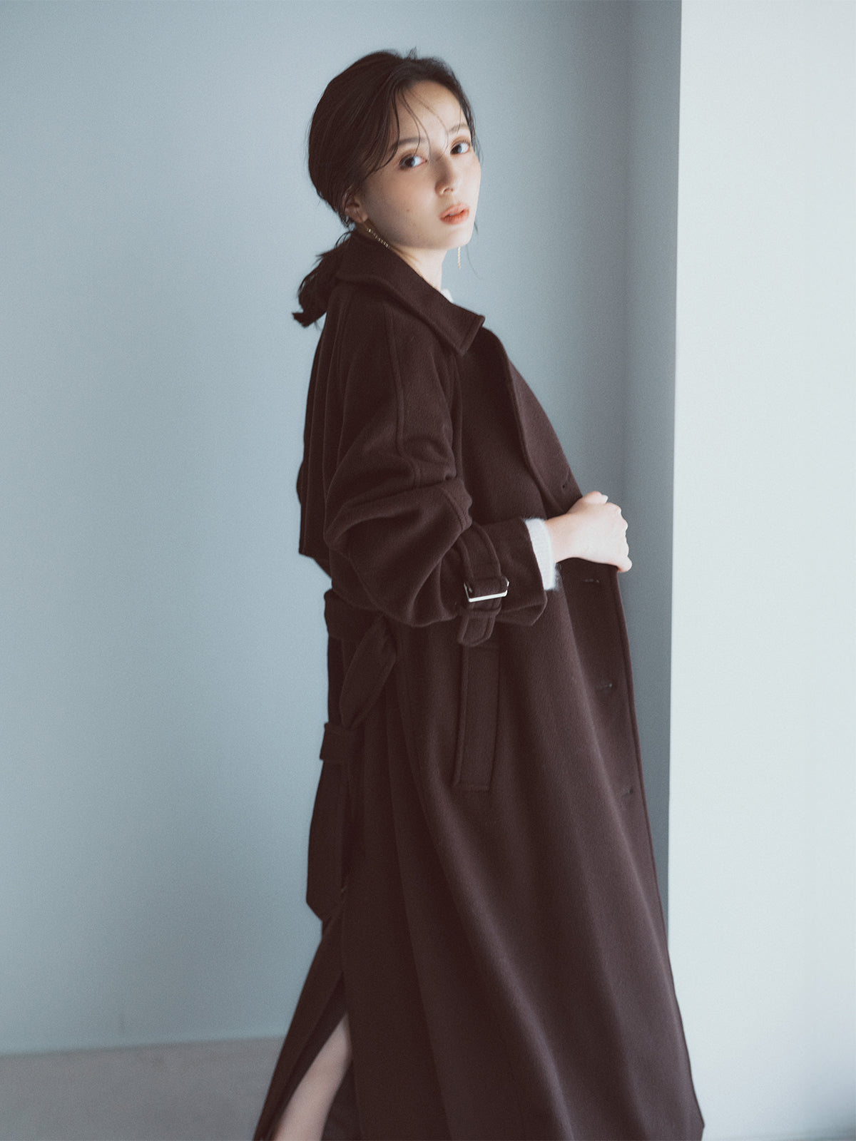 ウールトレンチコート