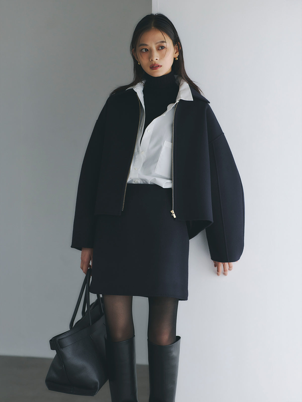 カシミヤ100シアータートルネックプルオーバー