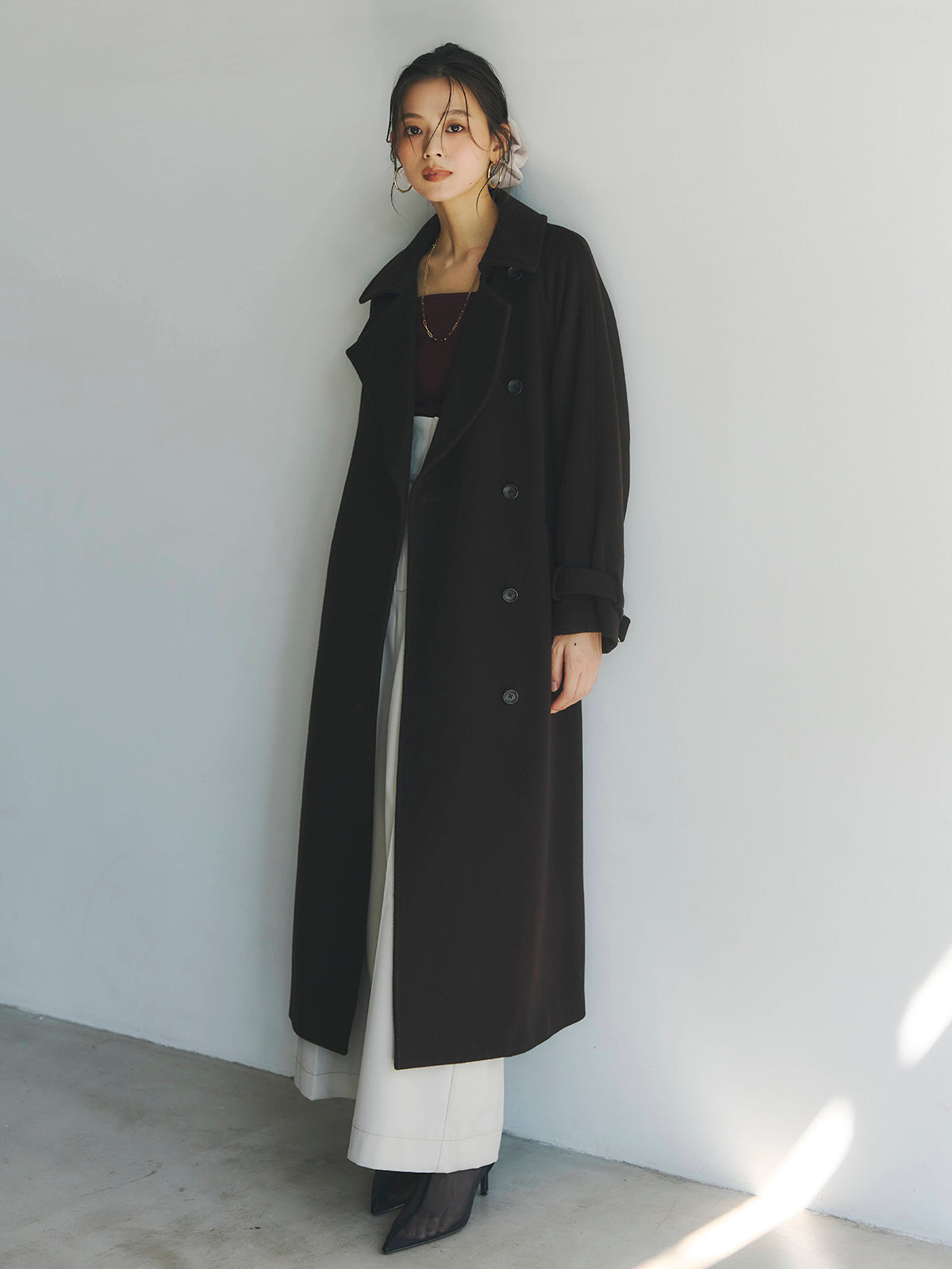 ウールトレンチコート