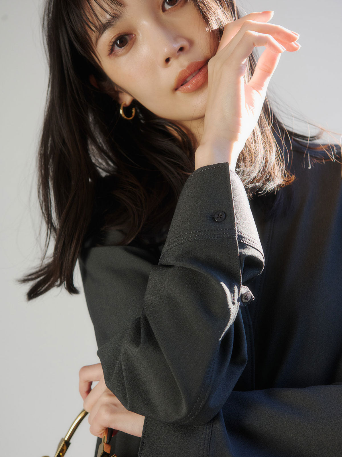 バンドカラーオールインワン