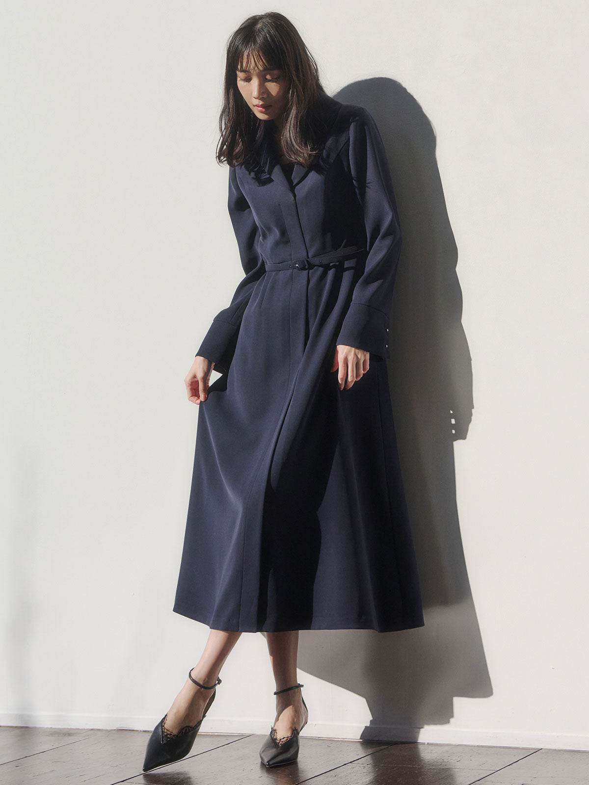 ダブルサテングレースワンピース