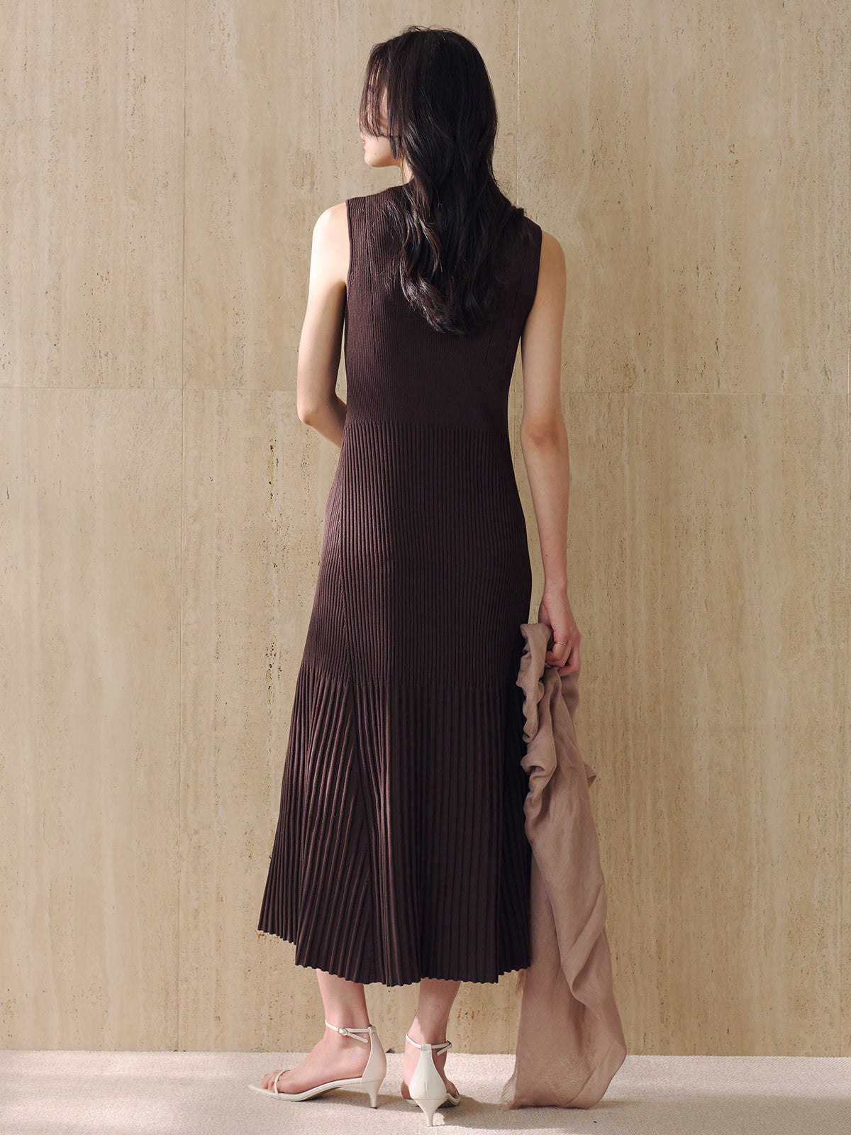 セミマーメイドニットワンピース