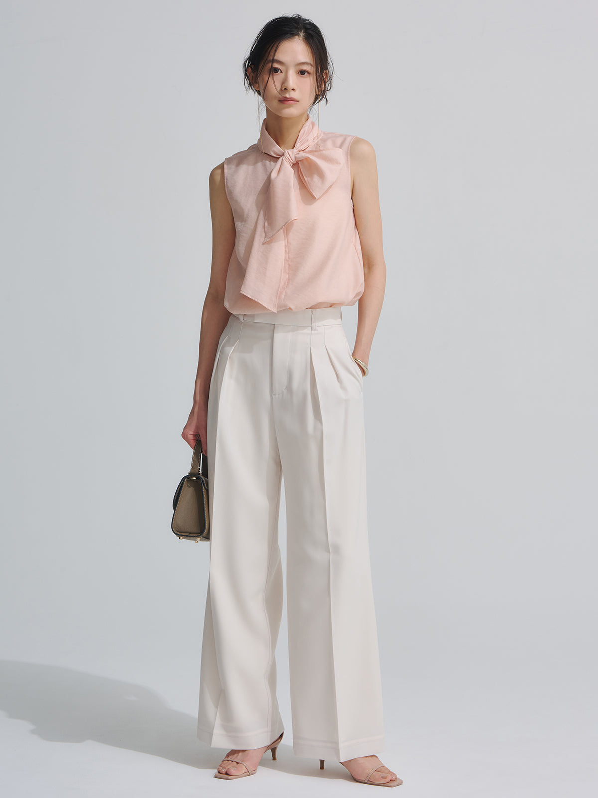 ツータックワイドパンツ