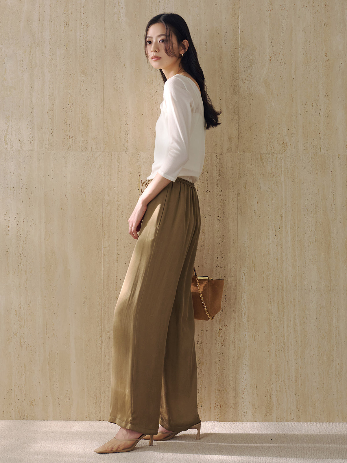 キュプラリラクシーパンツ