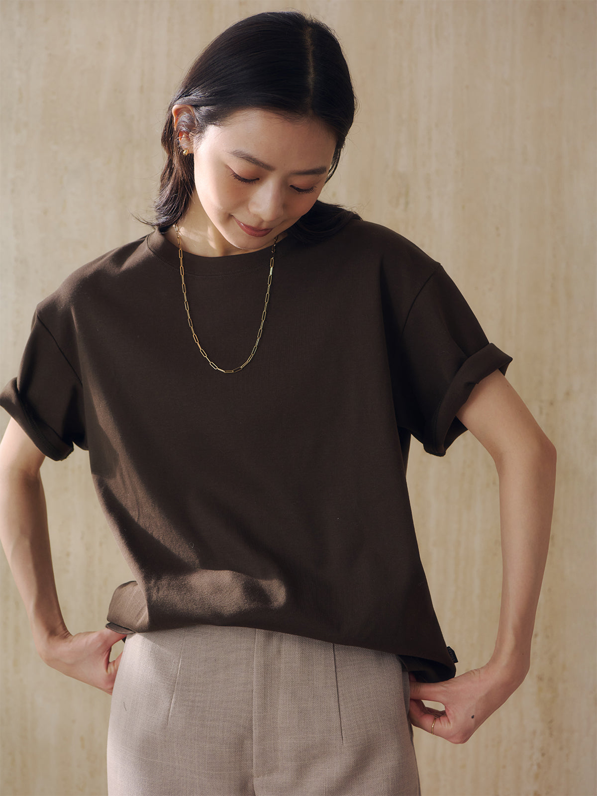 Unisex Ribbed Cotton T-shirt