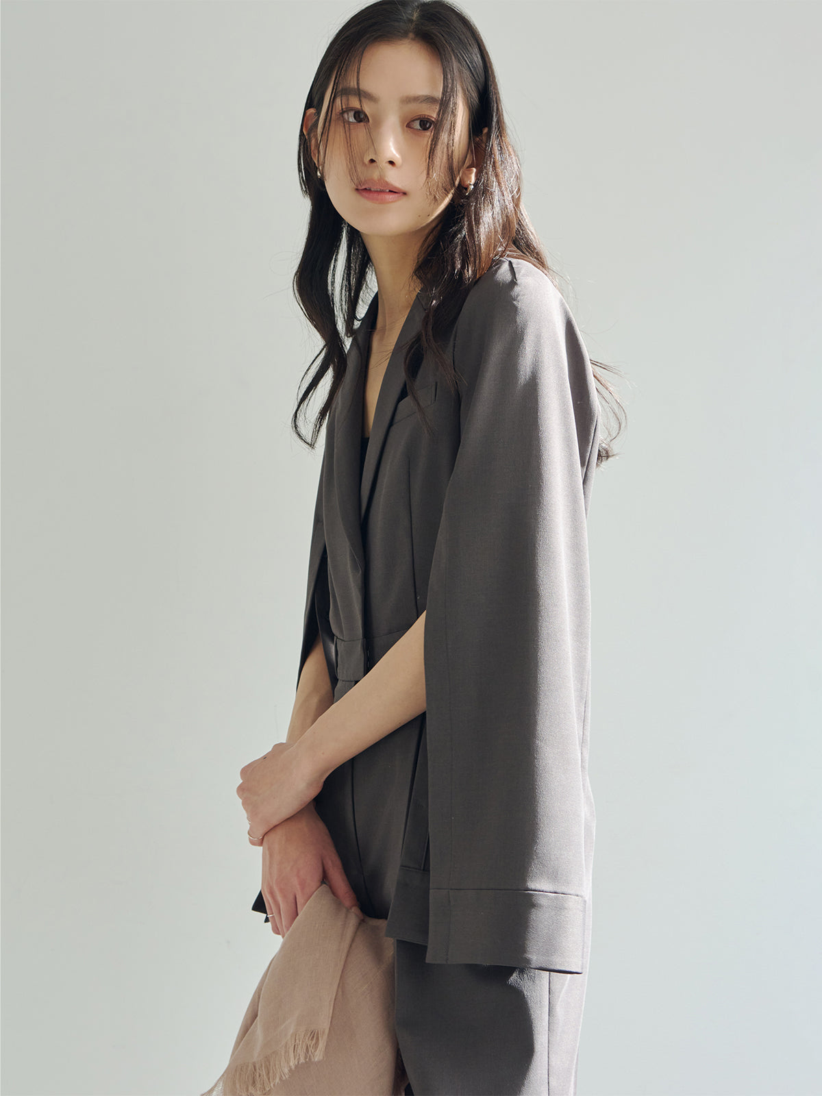 ミニマルテーラードオールインワン