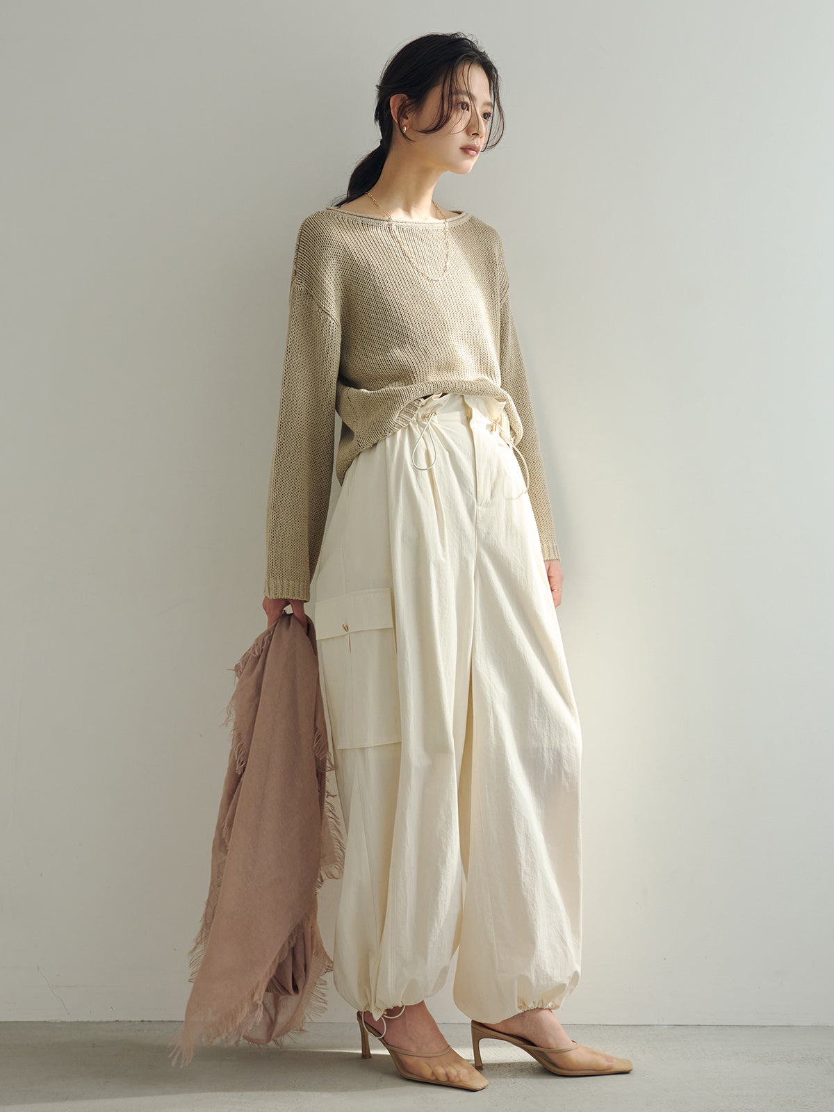 テクスチャードロストカーゴパンツ