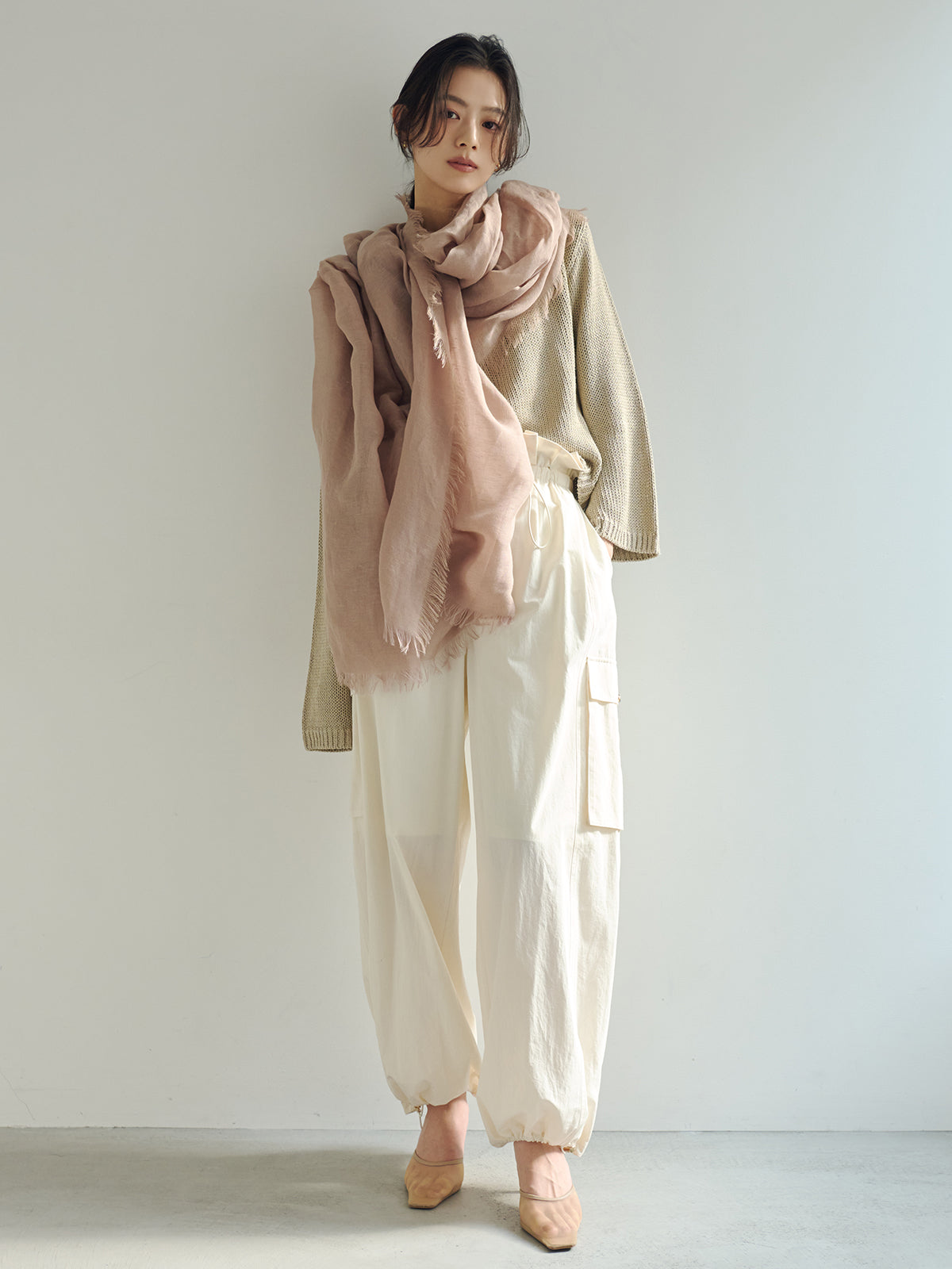 テクスチャードロストカーゴパンツ