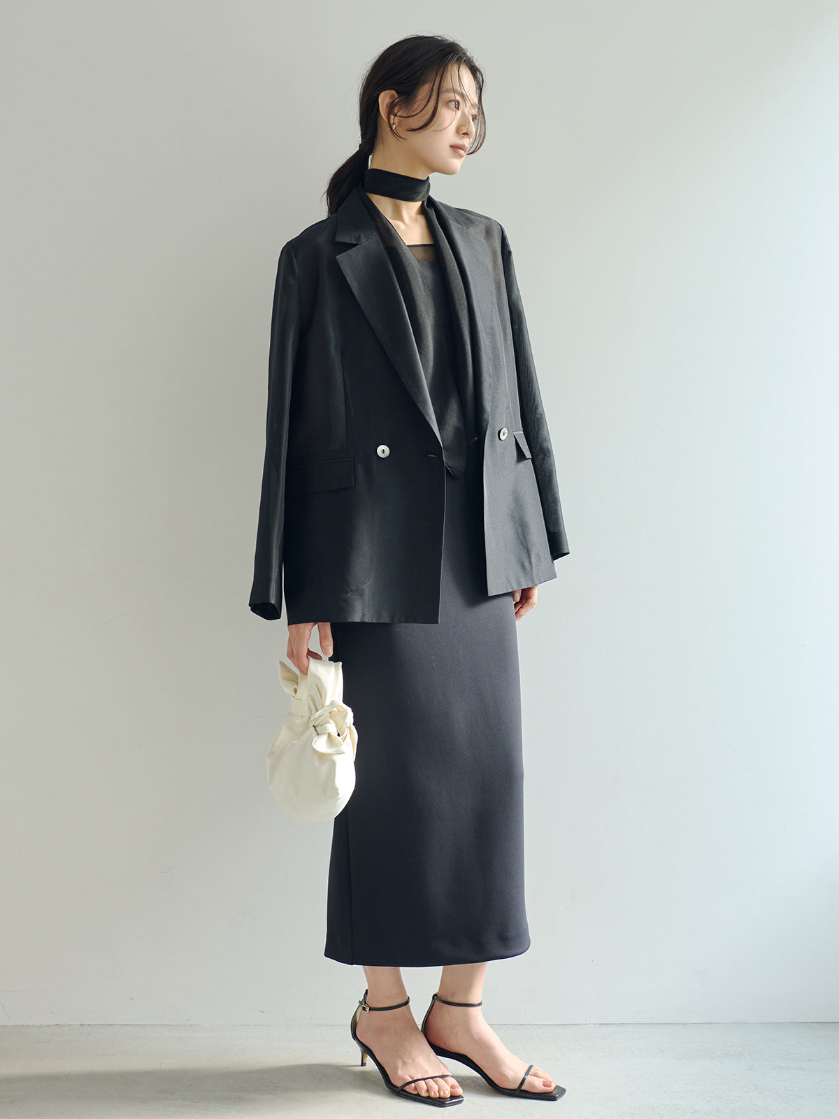 シアーレイヤーキャミワンピース