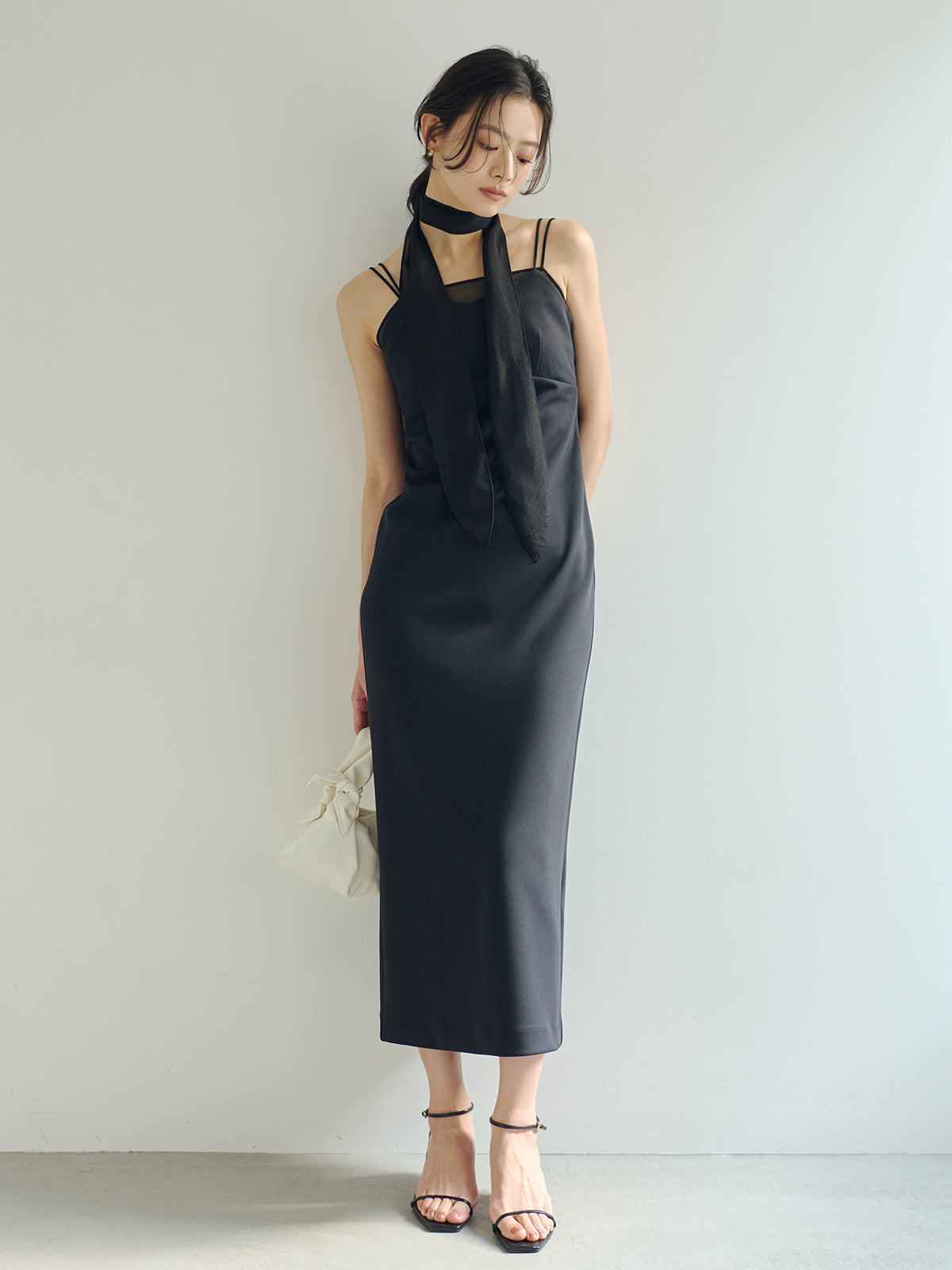 シアーレイヤーキャミワンピース