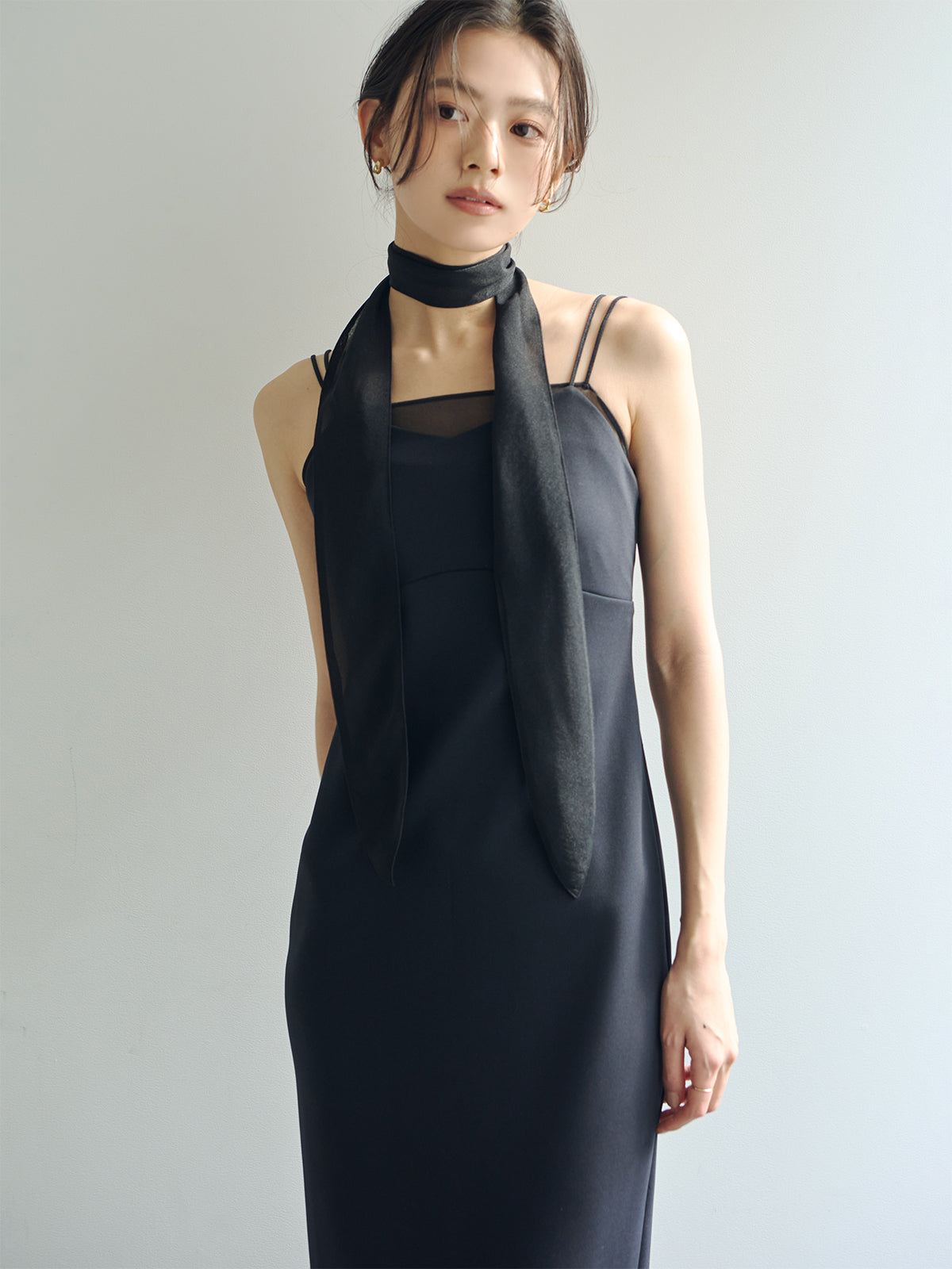 シアーレイヤーキャミワンピース