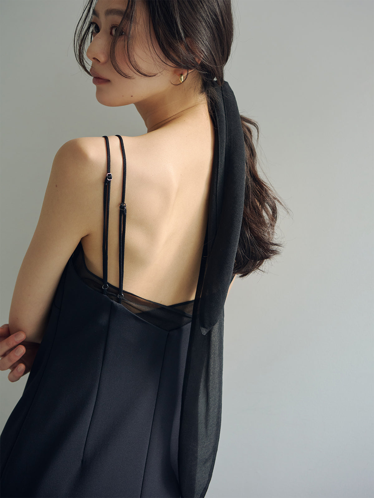 シアーレイヤーキャミワンピース