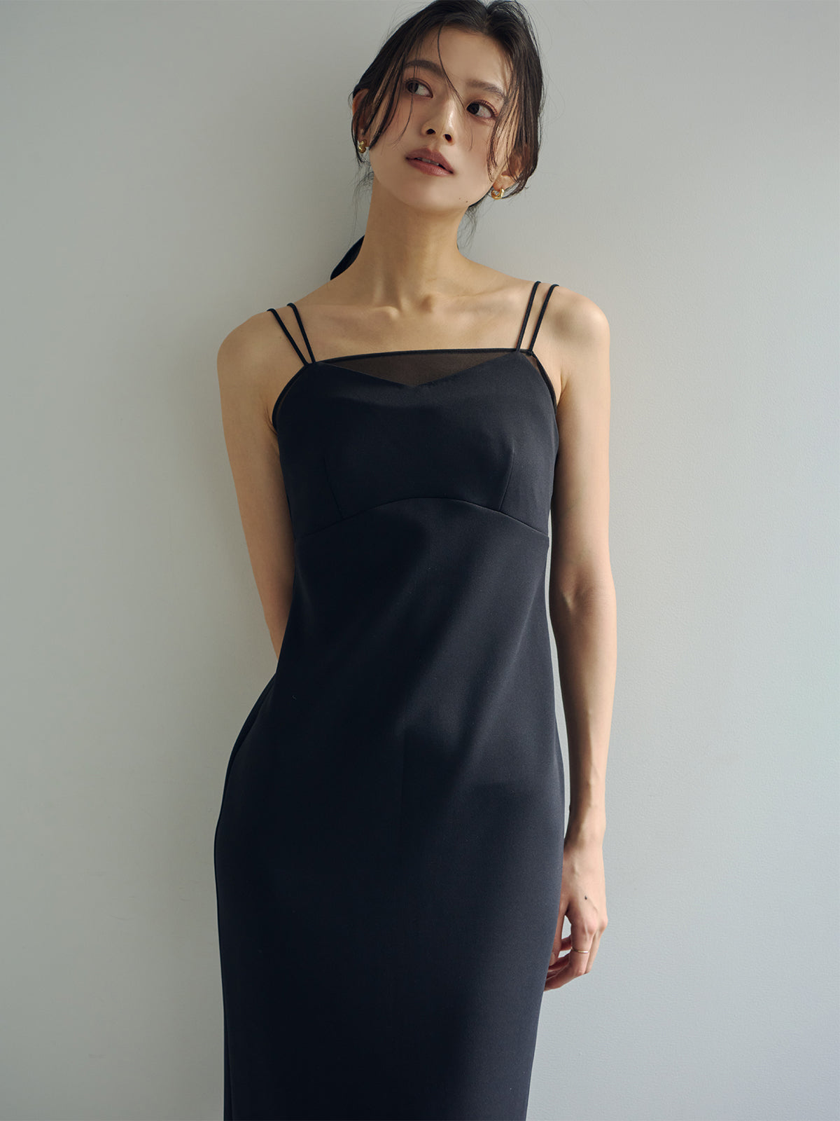 シアーレイヤーキャミワンピース