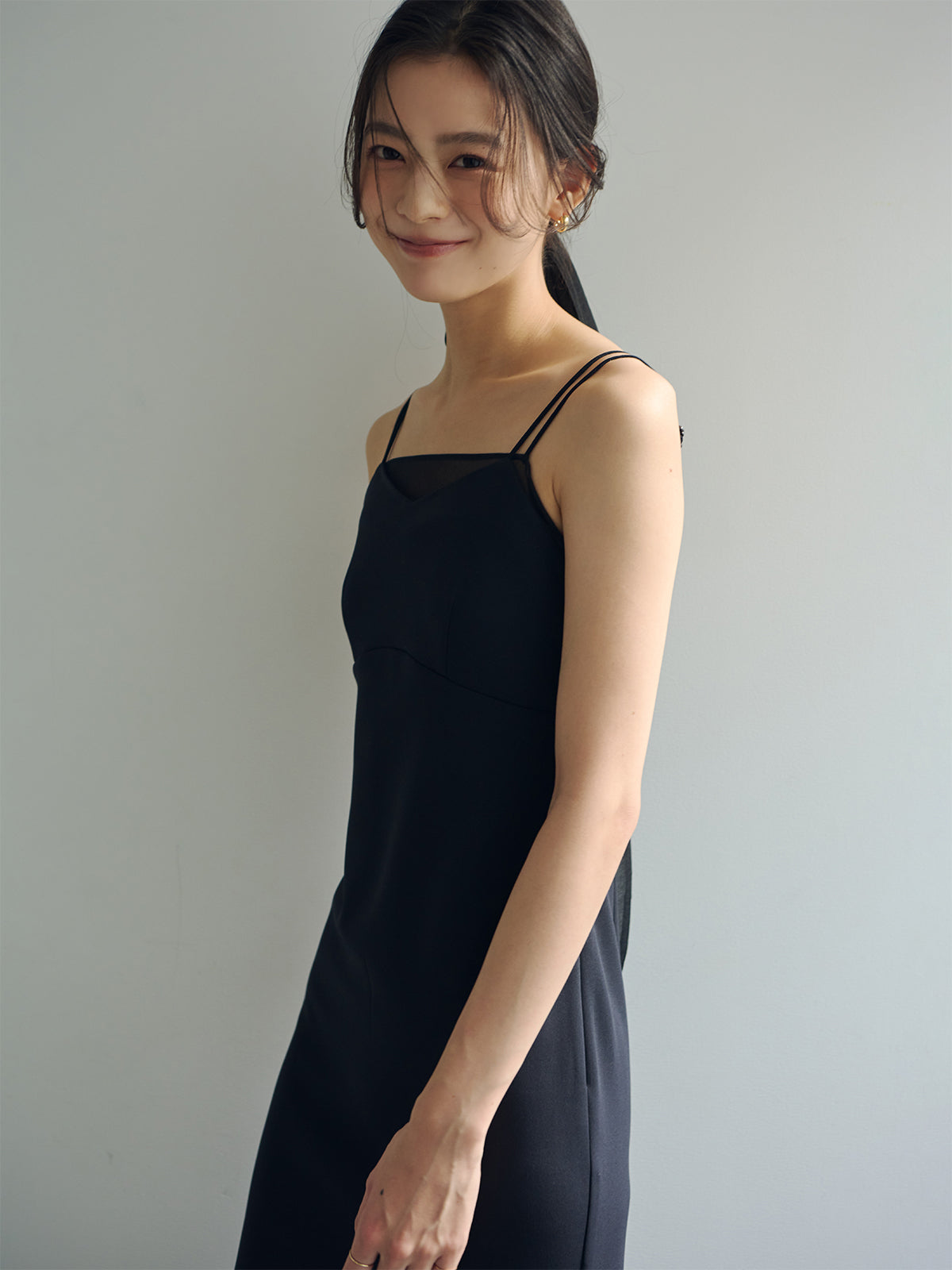 シアーレイヤーキャミワンピース