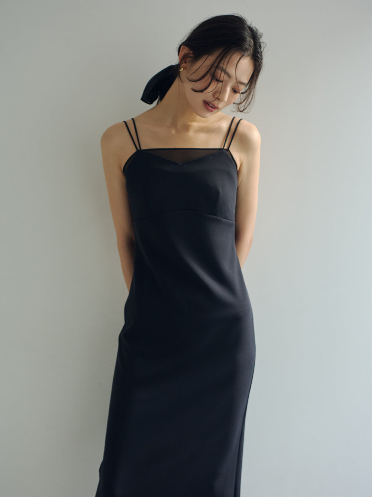 シアーレイヤーキャミワンピース