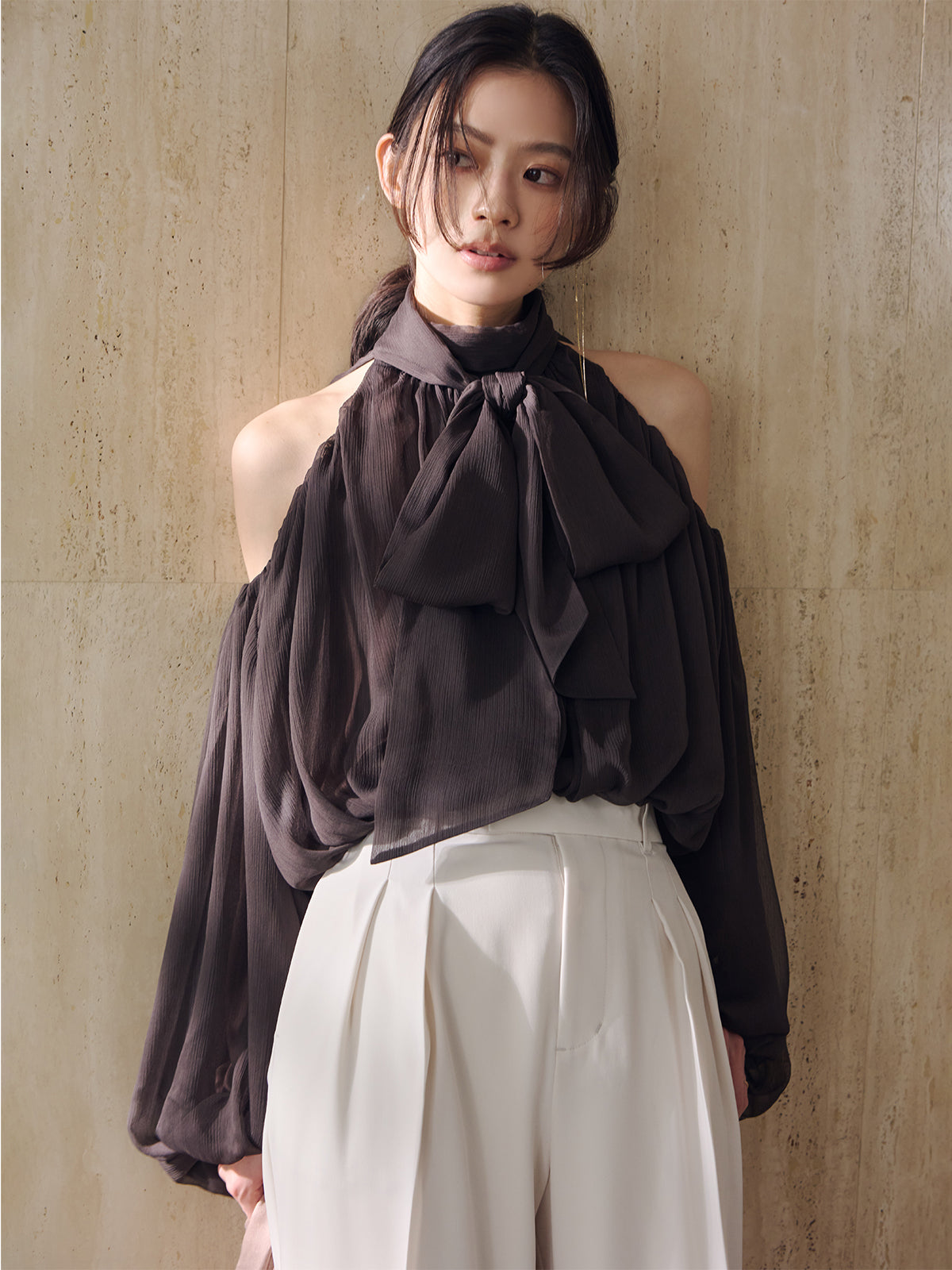 SLV925 ロングチェーンイヤカフ