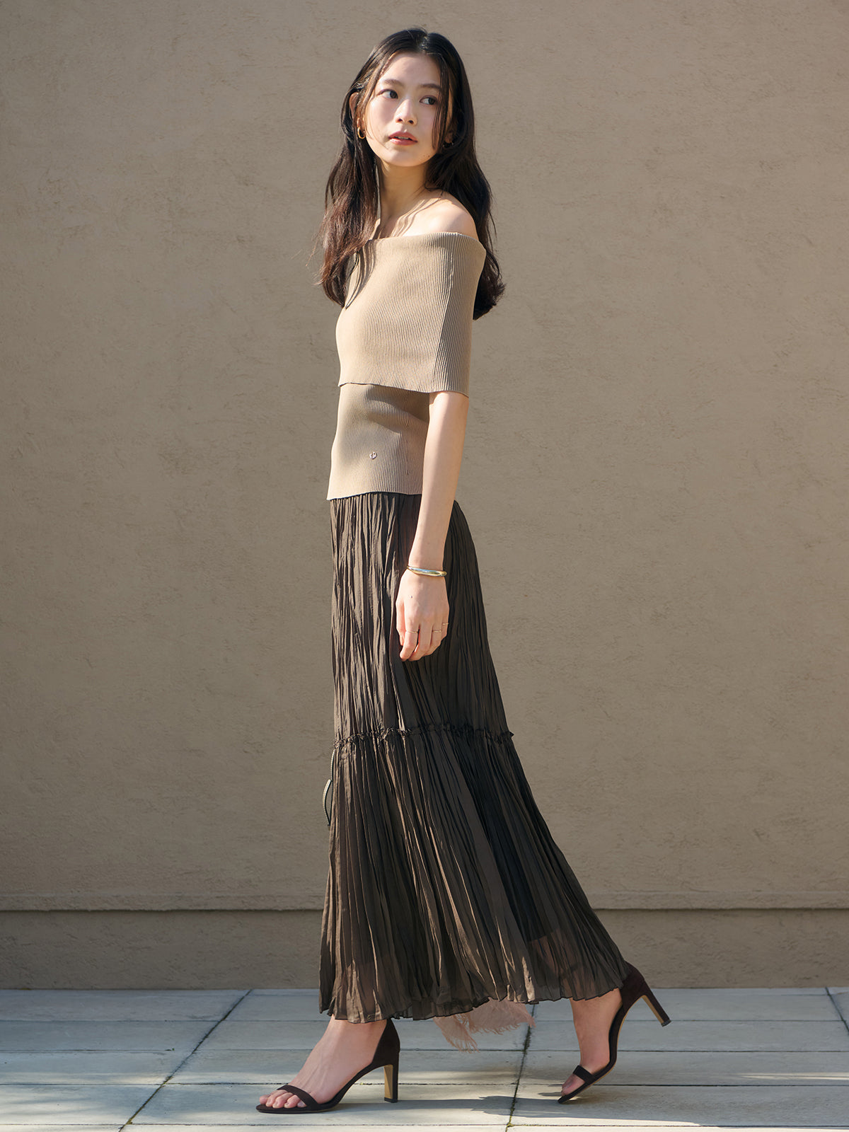 エアリーワッシャープリーツスカート