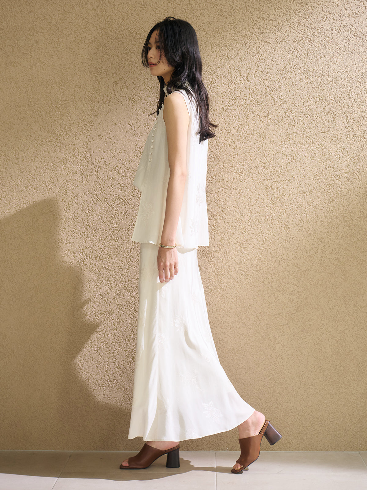 ブーケジャカードブラウス