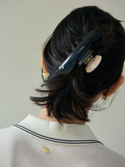 アセテートヘアクリップ