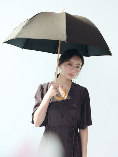 【untule×ánuans】コラボレーション日傘(長傘/S) BROWN