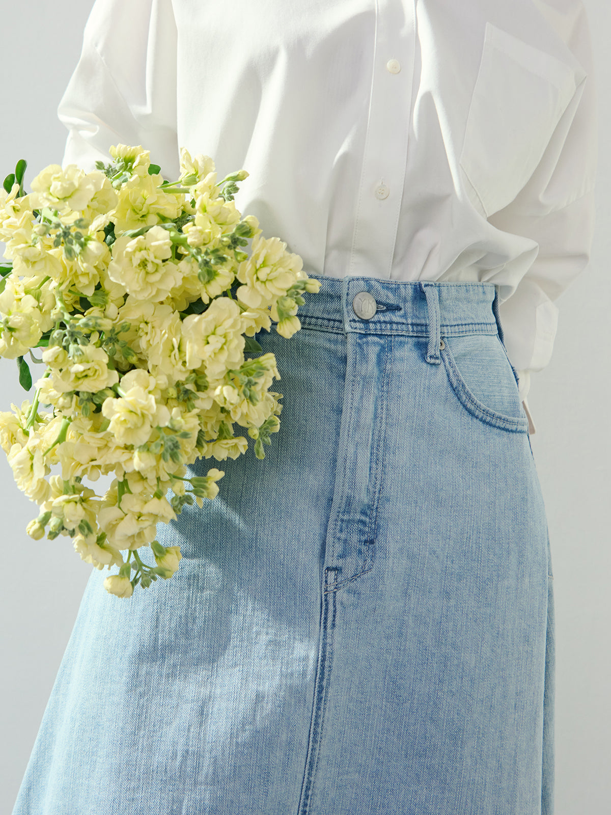 YANUK×ánuans】Volume Flare Skirt / CIC