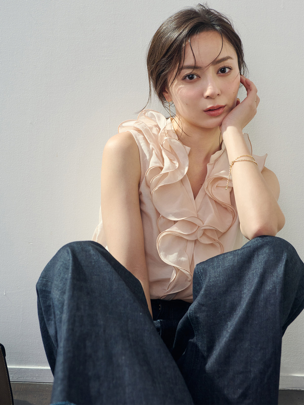 Director:154cm COLOR:PINK BEIGE SIZE:F