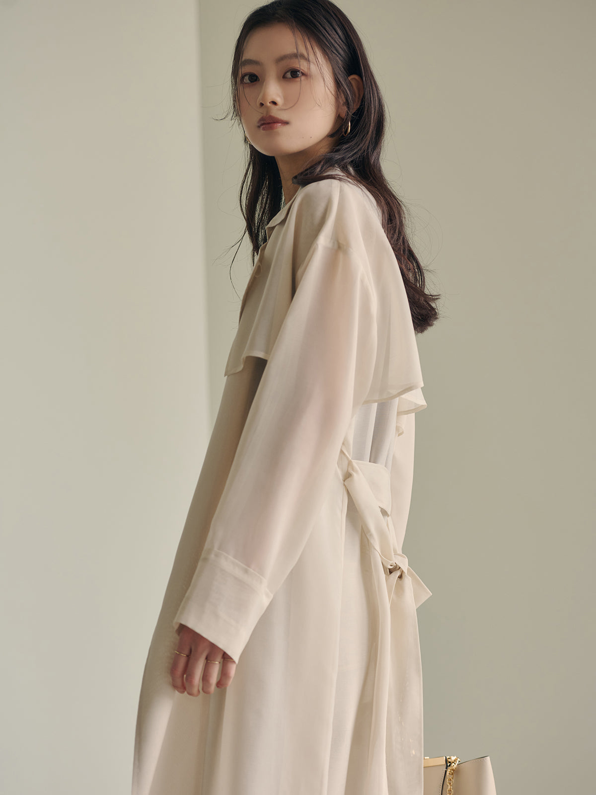 シアーロングコート